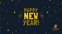 Happy New Year Facebook Event Cover Design