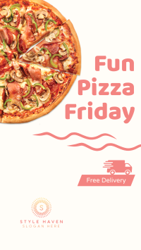 Fun Pizza Friday Facebook story Image Preview
