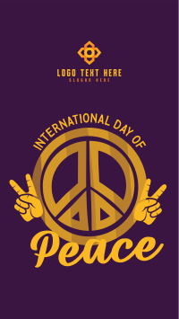 Peace Day Symbol Instagram Reel Design