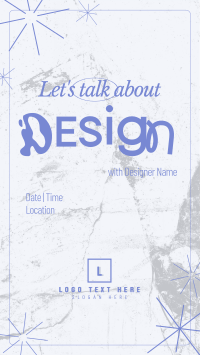 Minimalist Design Seminar Instagram reel Image Preview