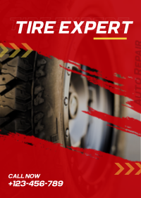 Tire Expert Poster Design