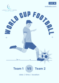 World Cup Live Flyer Design