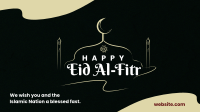 Eid Al-Fitr Strokes Facebook event cover Image Preview