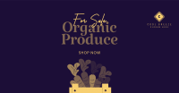 Organic Produce For Sale Facebook ad Image Preview