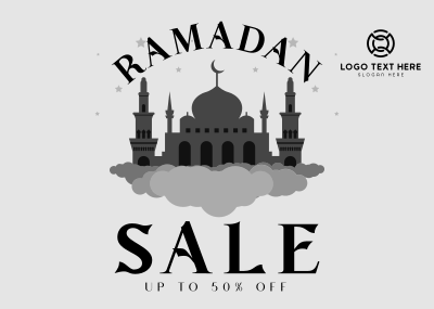 Ramadan Sale Offer Postcard Image Preview