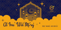 Al Isra wal Mi'raj Greeting Twitter Post Image Preview