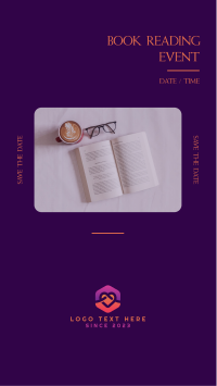 Book Reading Event Instagram Story Design