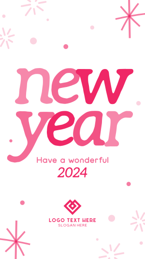 Abundant New Year Facebook story Image Preview