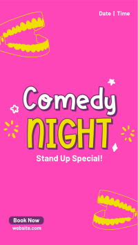 Comedy Night Instagram Story Design