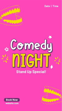 Comedy Night Instagram story Image Preview