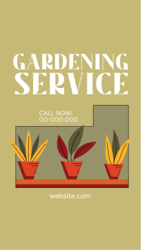 Gardening Professionals Facebook Story Design