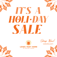 Holi-Day Sale Instagram post Image Preview