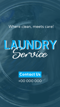 Clean Laundry Service Instagram story Image Preview