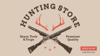 Hunting Gears Facebook event cover Image Preview