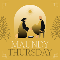 Maundy Thursday Washing of Feet Instagram post Image Preview