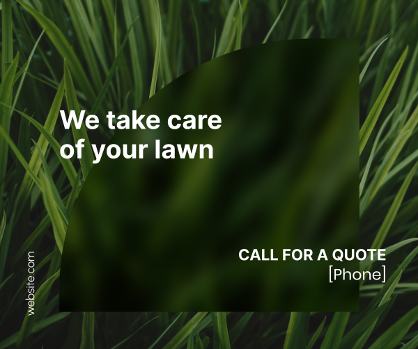 Lawn Care Service Facebook Post Design Image Preview