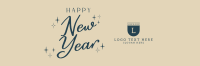 New Year Greeting Twitter header (cover) Image Preview