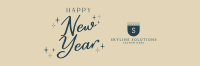 New Year Greeting Twitter Header Image Preview