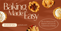 Elegant Baking Class Facebook Ad Preview