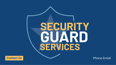 Guard Badge Facebook event cover Image Preview