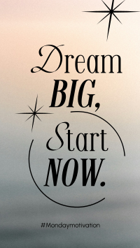 Dream Big Today Instagram reel Image Preview
