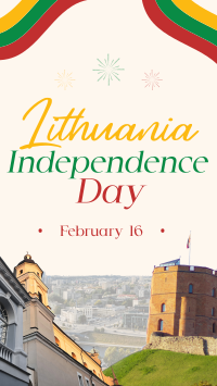 Rustic Lithuanian Independence Day Instagram reel Image Preview