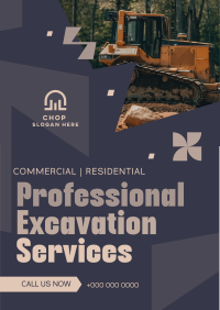 Professional Excavation Services Flyer Image Preview