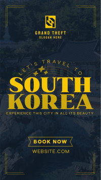 Travel to Korea TikTok video Image Preview