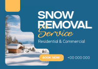 Snow Removers Postcard Design