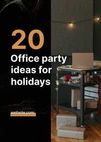 Office Holidays Poster Image Preview