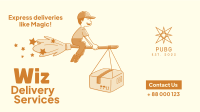 Wiz delivery services Facebook event cover Image Preview