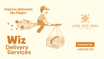 Wiz delivery services Facebook event cover Image Preview