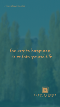 Be Happy By Yourself Facebook Story Design