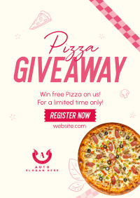Pizza Giveaway Poster Image Preview