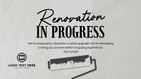 Renovation In Progress Animation Design