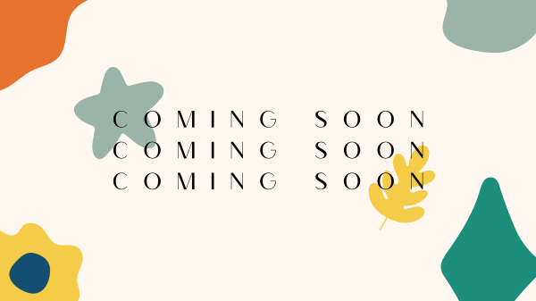 Quirky Coming Soon YouTube Banner Design