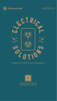 Electrical Solutions Facebook Story Design
