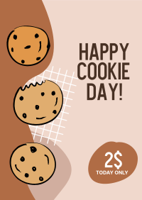 Cute Cookie Day  Flyer Design