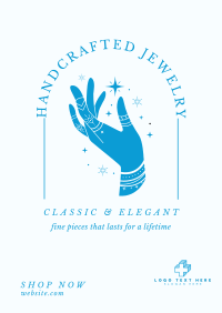 Handcrafted Jewelry Poster Design