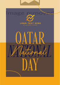 Qatar National Day Greeting Poster Image Preview