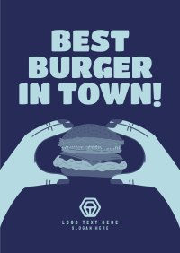 B1T1 Burgers Poster Design