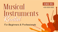 Music Instrument Rental Animation Image Preview