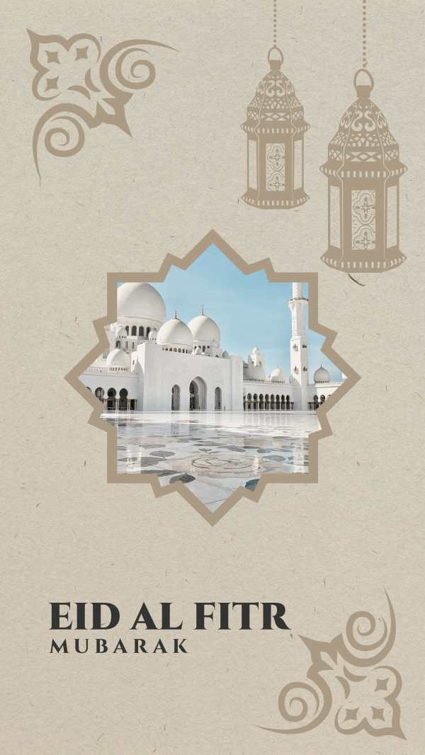 Eid Al Fitr Greeting Instagram Story Design Image Preview