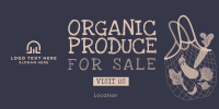 Organic Produce Twitter post Image Preview