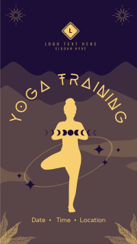Continuous Yoga Meditation TikTok Video Design