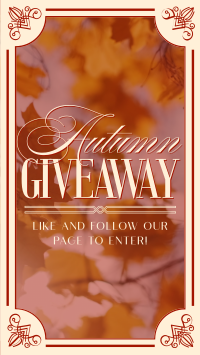 Autumn Giveaway TikTok Video Image Preview