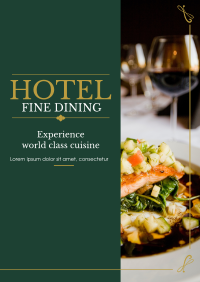 Hotel Fine Dining Poster Image Preview