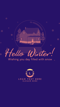 Snow Globe Instagram Reel Design