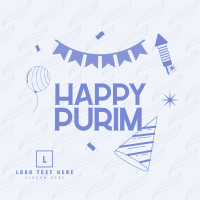 Purim Jewish Festival Instagram Post Preview