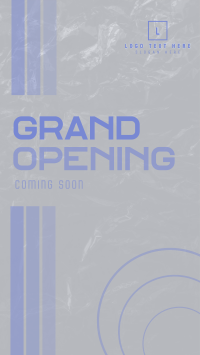 Abstract Shapes Grand Opening Instagram story Image Preview